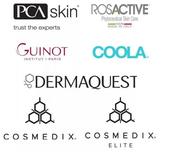 Skincare brands available at Acajou Spa Ponsonby